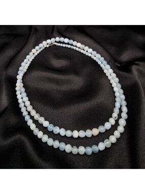 Jay King Mine Finds Long Aquamarine Sterling Silver Necklace